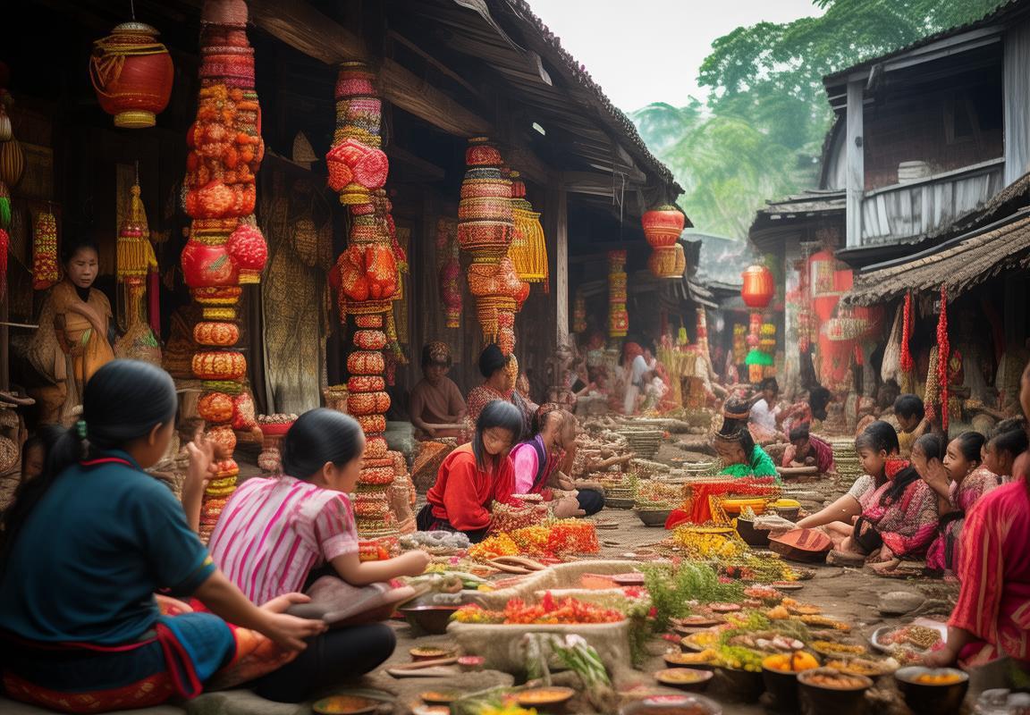 Văn hóa cổ truyền Trung ương Vietnam - Lễ hội, Du lịch làng cổ Quế Lâm và Chùa Quế Lâm