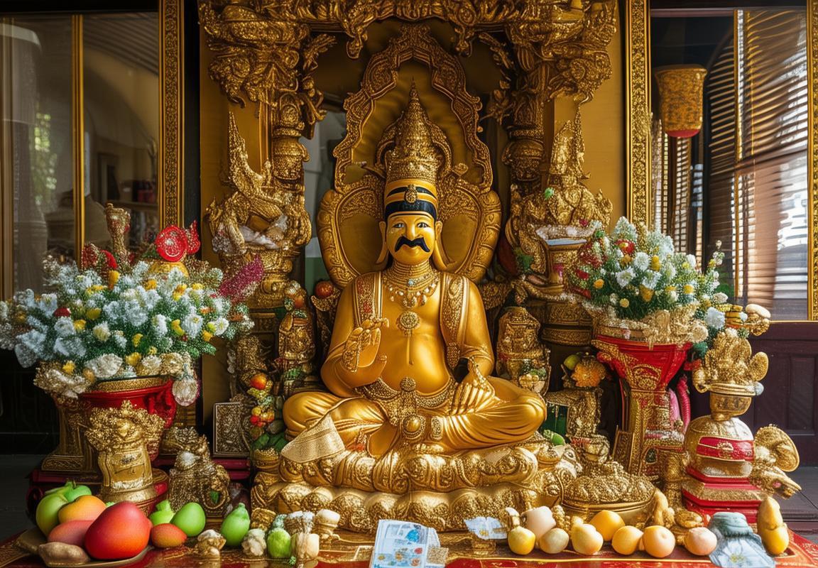 Vị trí ngồi của Thần tài Ông địa trong Văn hóa dân gian Việt Nam