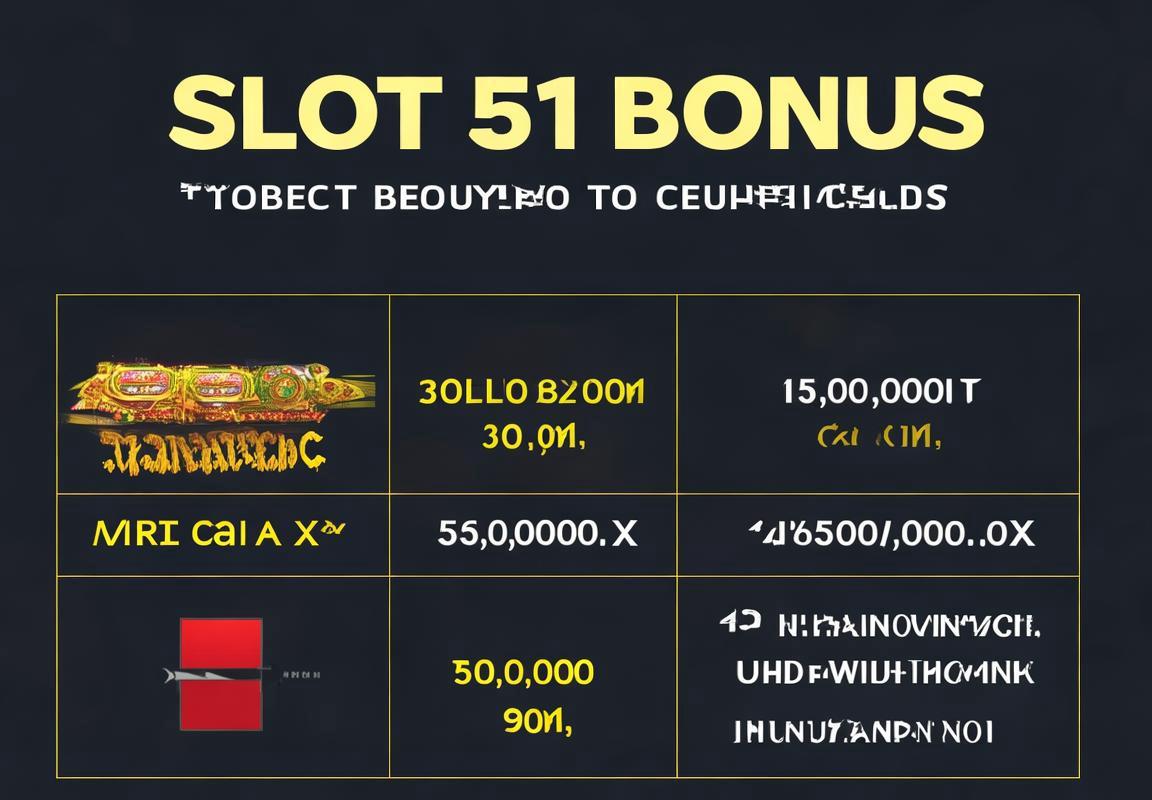 Khuyến Mãi Slot 51 Bonus: Điều Kiện Rút Tiền và Lợi Ích tại Nhà Cái Trực Tuyến