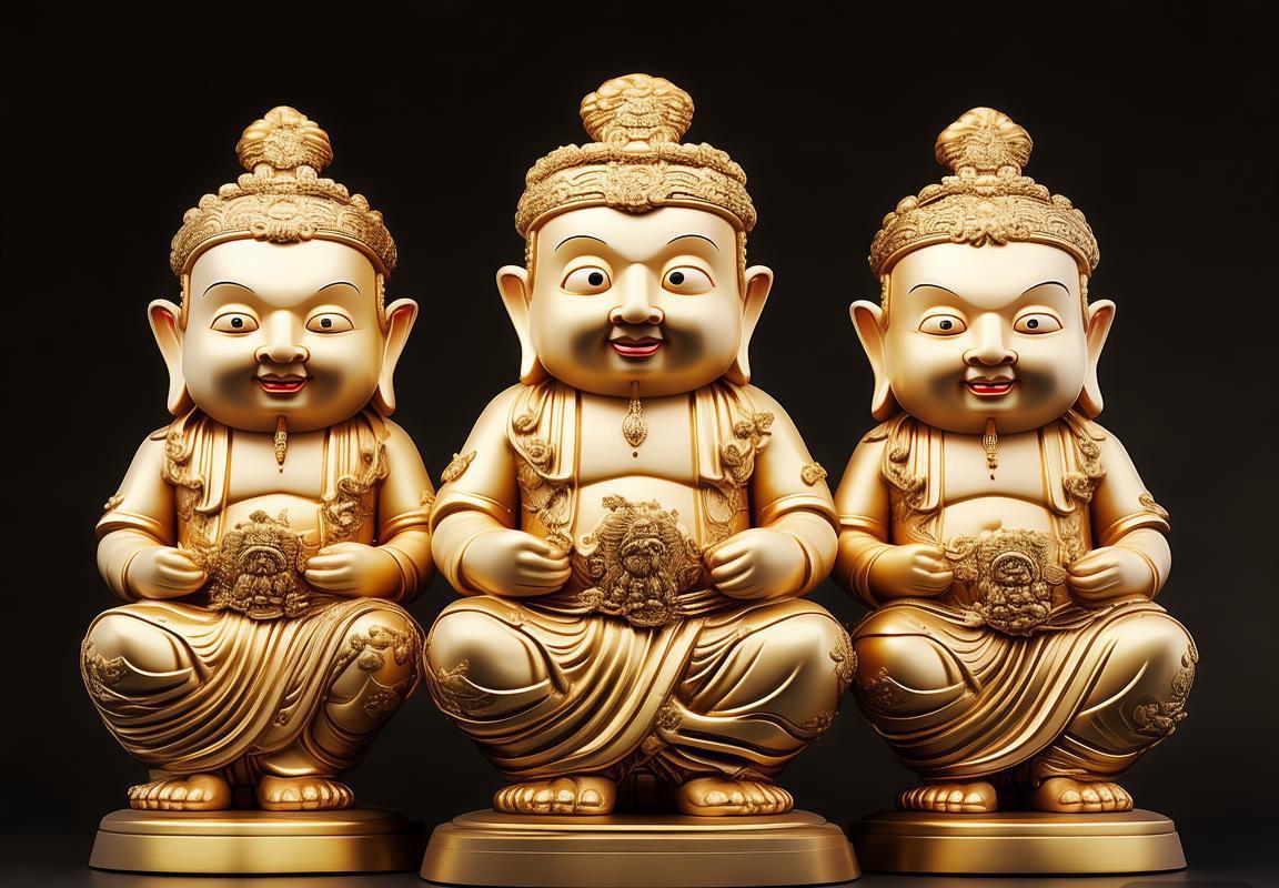Ý Nghĩa và Nghệ Thuật của Thần Tài Hoạt Hình - Thần Tài Tam Hợp và Các Vị Thần Quan Trọng
