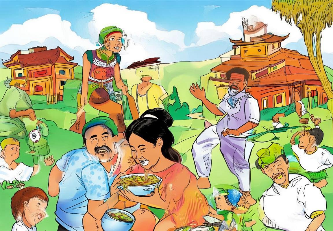 Xem Đánh Tá Lả - Văn hóa và Lễ hội Người Việt Nam: Tiếng Việt và Tôn giáo