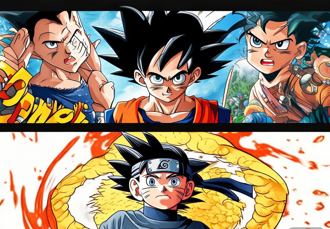 Thần tài hoạt hình: Đấu sự tình yêu tài lợi - Dragon Ball, Naruto