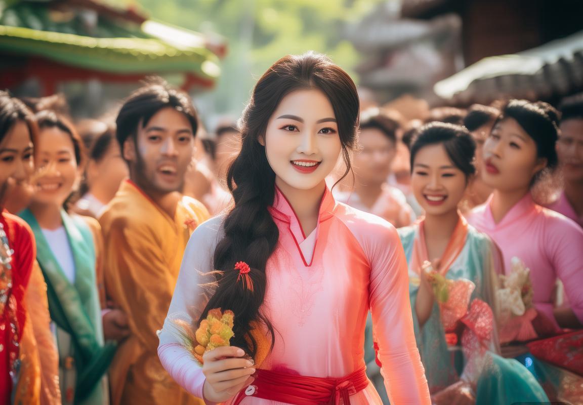 Tết Ngày Tết, Tết Trung Thu, Tết Quý Mão: Ao Dài, Nhạc Quan và Lễ Hội越南