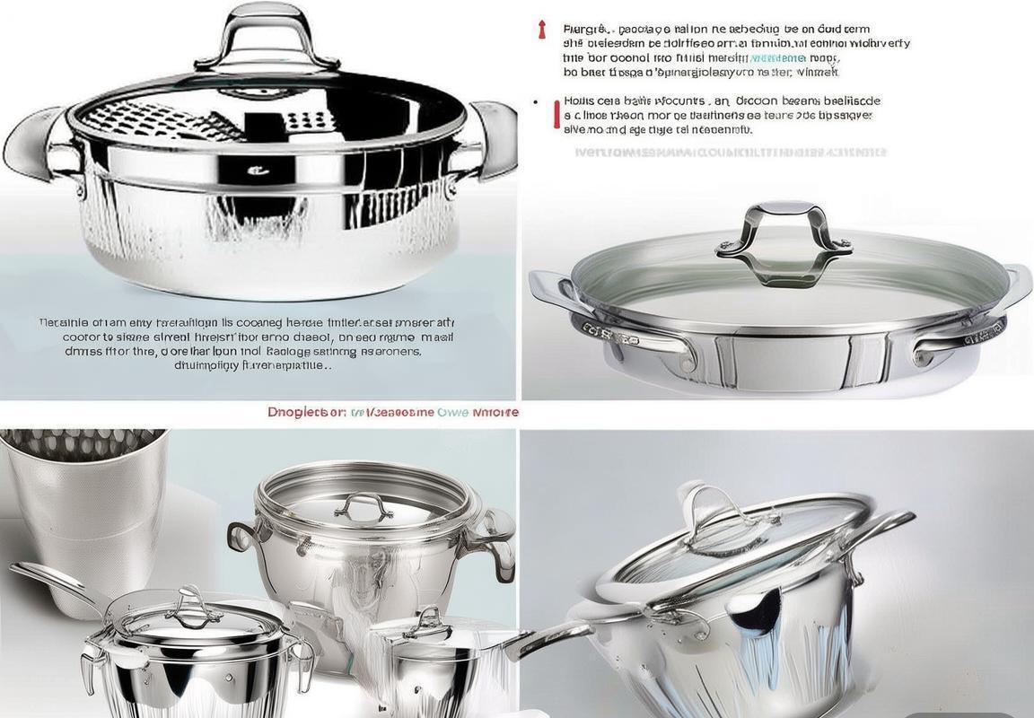 Baccarat 6 Piece Cookset - Bộ Dụng Cụ Nấu Ăn Cao Cấp Chất Liệu Thép Không Gỉ