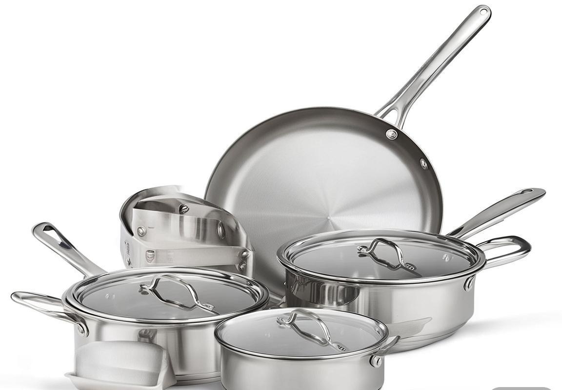 Baccarat 6 Piece Cookset - Bộ Dụng Cụ Nấu Ăn Cao Cấp Chất Liệu Thép Không Gỉ
